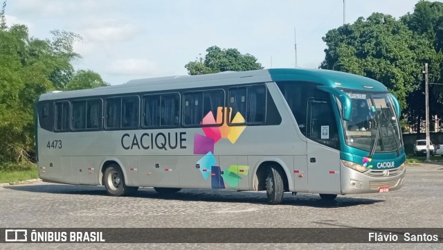 Cacique Transportes 4473 na cidade de Cruz das Almas, Bahia, Brasil, por Flávio  Santos. Número da foto: #11422706.