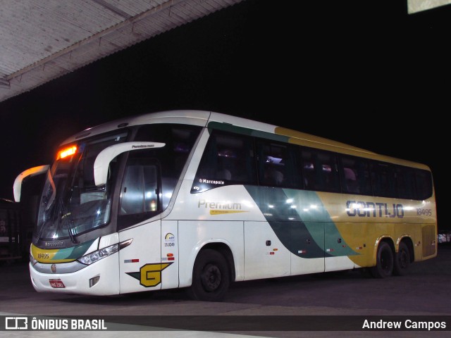 Empresa Gontijo de Transportes 18495 na cidade de Pirapora, Minas Gerais, Brasil, por Andrew Campos. ID da foto: 11424920.