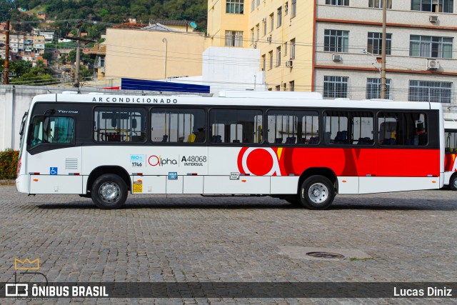 Auto Viação Alpha A48068 na cidade de Rio de Janeiro, Rio de Janeiro, Brasil, por Lucas Diniz. ID da foto: 11424601.