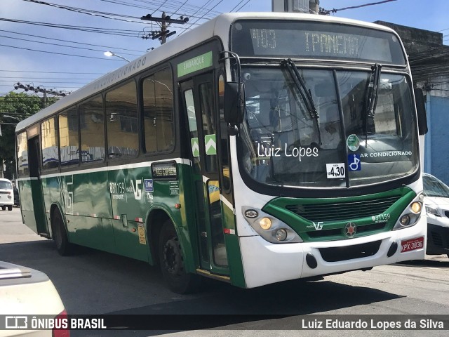 Viação VG B31159 na cidade de Niterói, Rio de Janeiro, Brasil, por Luiz Eduardo Lopes da Silva. ID da foto: 11424585.