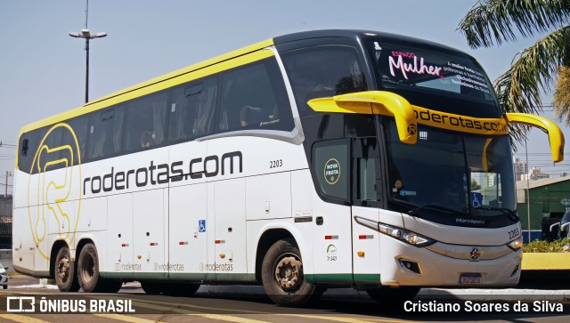 RodeRotas - Rotas de Viação do Triângulo 2203 na cidade de Londrina, Paraná, Brasil, por Cristiano Soares da Silva. Número da foto: #11425863.