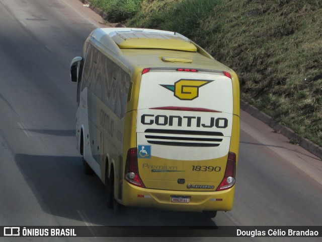 Empresa Gontijo de Transportes 18390 na cidade de Belo Horizonte, Minas Gerais, Brasil, por Douglas Célio Brandao. ID da foto: 11424970.