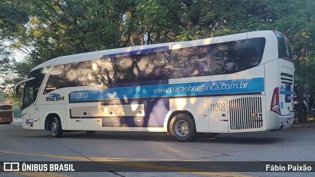 Auto Viação Bragança 11008 na cidade de São Paulo, São Paulo, Brasil, por Fábio Paixão. ID da foto: 11423760.