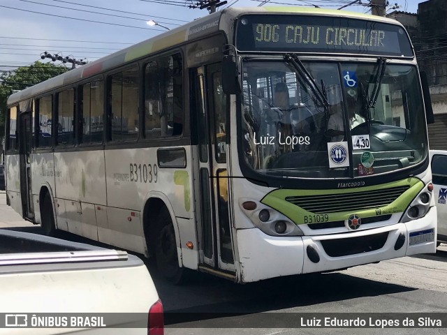 Viação VG B31039 na cidade de Niterói, Rio de Janeiro, Brasil, por Luiz Eduardo Lopes da Silva. ID da foto: 11424572.