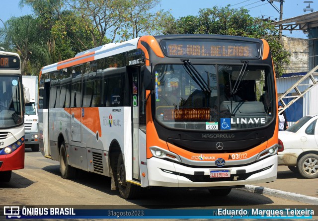 Linave Transportes A03012 na cidade de Nova Iguaçu, Rio de Janeiro, Brasil, por Eduardo  Marques Teixeira. Número da foto: #11422702.