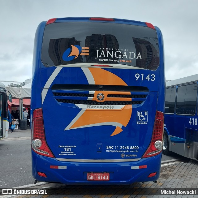 Transportes Jangada 9143 na cidade de Barueri, São Paulo, Brasil, por Michel Nowacki. Número da foto: #11424654.