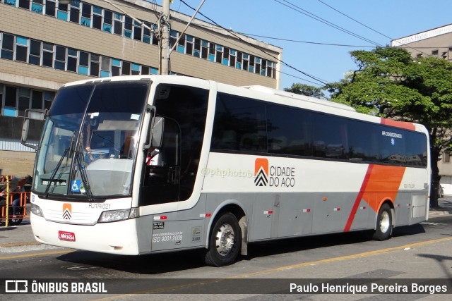Viação Cidade do Aço RJ 174.021 na cidade de Volta Redonda, Rio de Janeiro, Brasil, por Paulo Henrique Pereira Borges. Número da foto: #11425174.