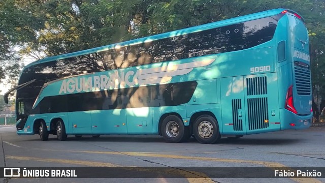 Viação Águia Branca 50910 na cidade de São Paulo, São Paulo, Brasil, por Fábio Paixão. Número da foto: #11423034.
