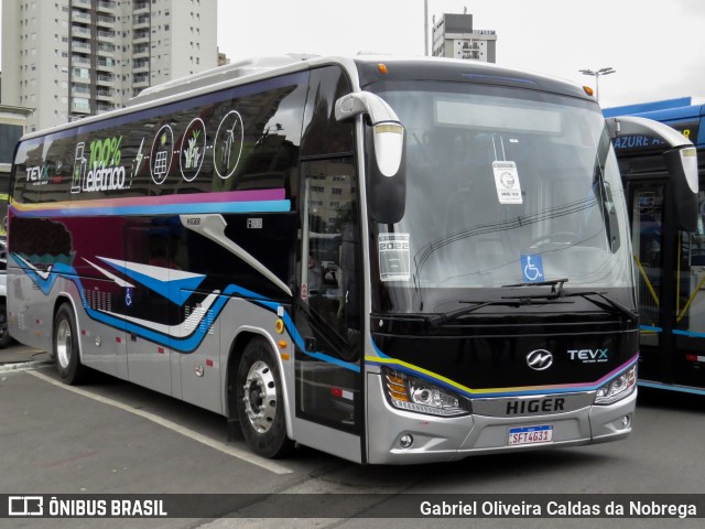 Higer KLQ111HYAEV na cidade de Barueri, São Paulo, Brasil, por Gabriel Oliveira Caldas da Nobrega. Número da foto: #11426095.