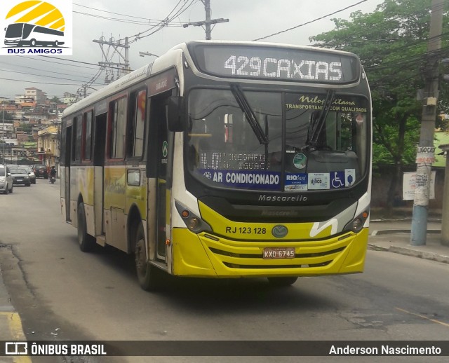 Viação Nilopolitana RJ 123.128 na cidade de São João de Meriti, Rio de Janeiro, Brasil, por Anderson Nascimento . Número da foto: #11425715.