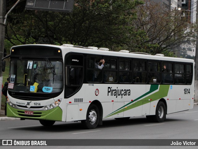 Viação Pirajuçara 1814 na cidade de Barueri, São Paulo, Brasil, por João Victor. ID da foto: 11424853.