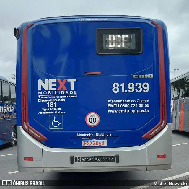 Next Mobilidade - ABC Sistema de Transporte 81.939 na cidade de Barueri, São Paulo, Brasil, por Michel Nowacki. Número da foto: #11424879.