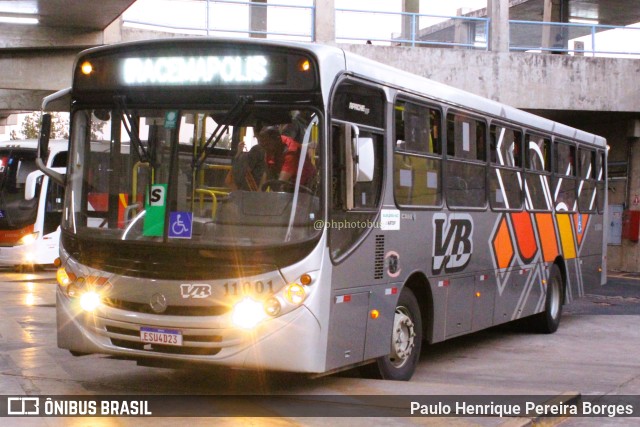 VB Transportes e Turismo 11001 na cidade de Limeira, São Paulo, Brasil, por Paulo Henrique Pereira Borges. Número da foto: #11425010.