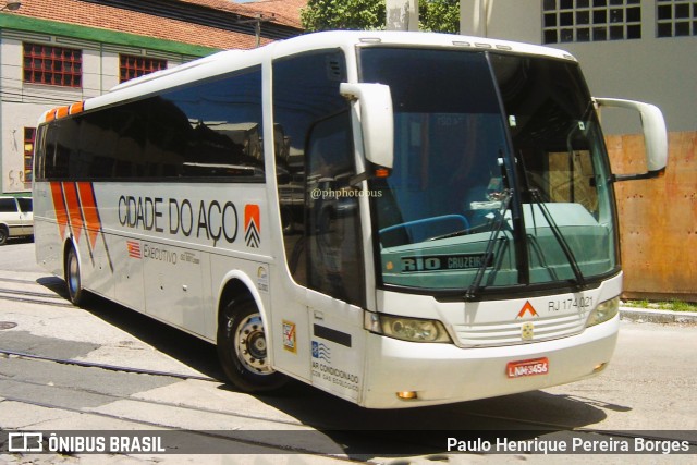 Viação Cidade do Aço RJ 174.021 na cidade de Rio de Janeiro, Rio de Janeiro, Brasil, por Paulo Henrique Pereira Borges. Número da foto: #11425160.