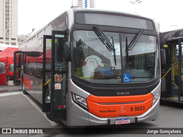 TRANSPPASS - Transporte de Passageiros 8 0023 na cidade de Barueri, São Paulo, Brasil, por Jorge Gonçalves. Número da foto: #11425588.