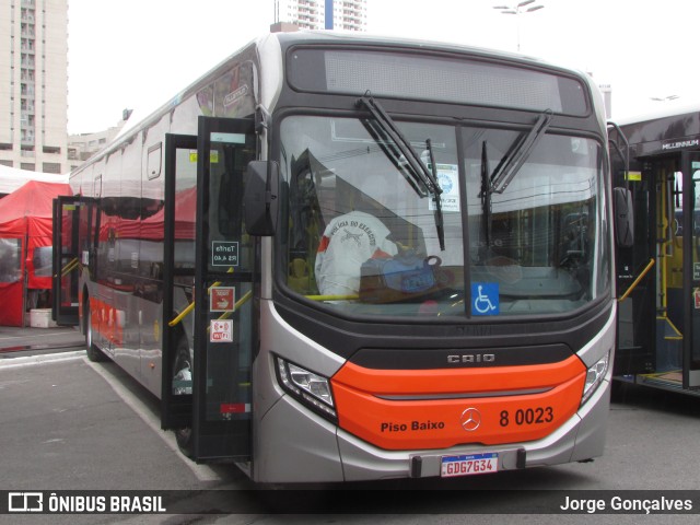 TRANSPPASS - Transporte de Passageiros 8 0023 na cidade de Barueri, São Paulo, Brasil, por Jorge Gonçalves. ID da foto: 11425588.