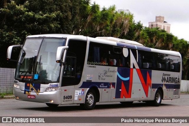 Expresso Maringá 5409 na cidade de Curitiba, Paraná, Brasil, por Paulo Henrique Pereira Borges. ID da foto: 11427776.