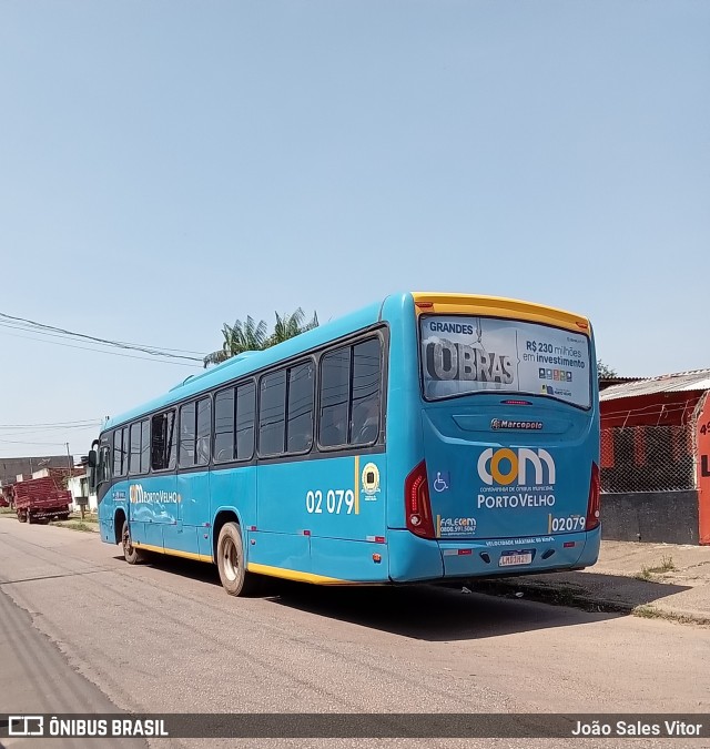 JTP Transportes - COM Porto Velho 02.079 na cidade de Porto Velho, Rondônia, Brasil, por João Sales Vitor. ID da foto: 11427711.