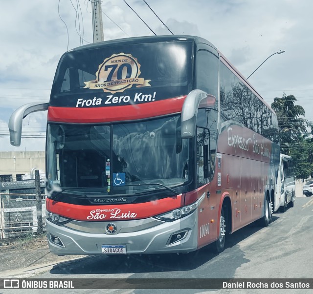 Expresso São Luiz 10090 na cidade de Goiânia, Goiás, Brasil, por Daniel Rocha dos Santos. ID da foto: 11426981.