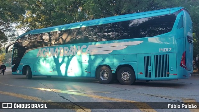 Viação Águia Branca 14017 na cidade de São Paulo, São Paulo, Brasil, por Fábio Paixão. Número da foto: #11428823.