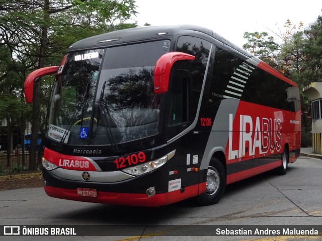 Lirabus 12109 na cidade de São Paulo, São Paulo, Brasil, por Sebastian Andres Maluenda. ID da foto: 11427183.