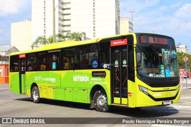 Viação Pendotiba 2.1.019 na cidade de Niterói, Rio de Janeiro, Brasil, por Paulo Henrique Pereira Borges. Número da foto: #11427800.