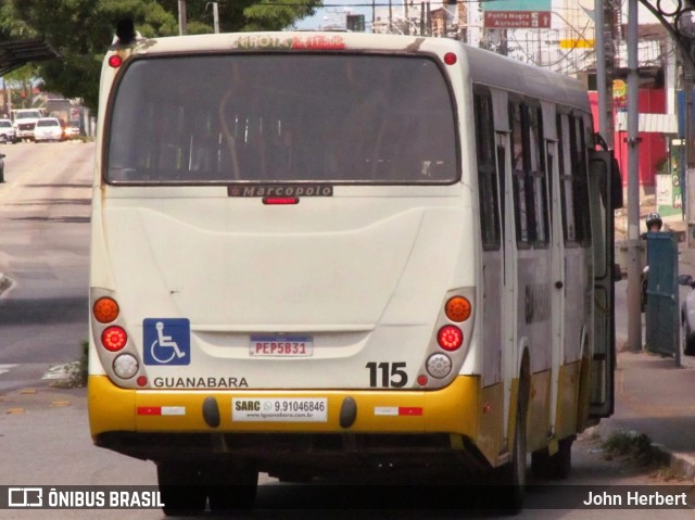 Transportes Guanabara 115 na cidade de Natal, Rio Grande do Norte, Brasil, por John Herbert. ID da foto: 11428538.