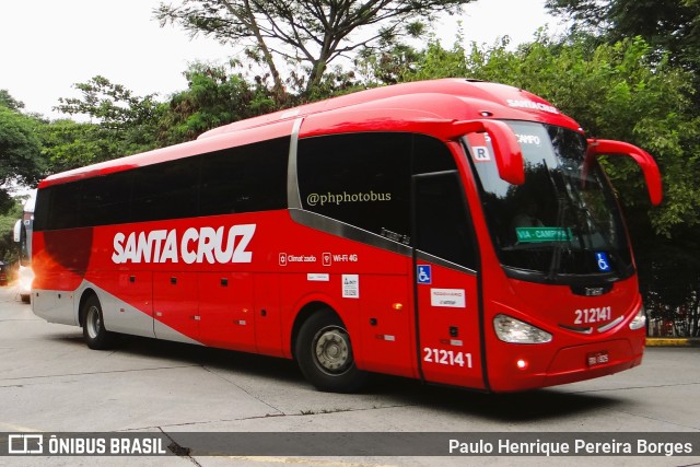 Viação Santa Cruz 212141 na cidade de São Paulo, São Paulo, Brasil, por Paulo Henrique Pereira Borges. Número da foto: #11427753.