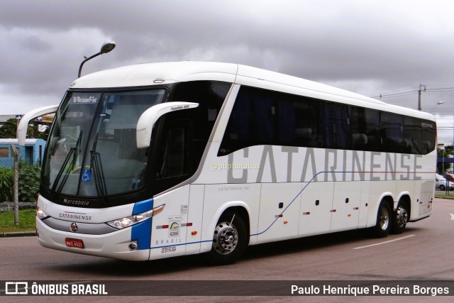 Auto Viação Catarinense 3363 na cidade de Curitiba, Paraná, Brasil, por Paulo Henrique Pereira Borges. ID da foto: 11427770.