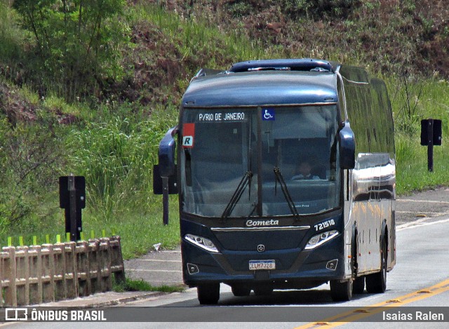 Viação Cometa 721518 na cidade de Santos Dumont, Minas Gerais, Brasil, por Isaias Ralen. ID da foto: 11431530.