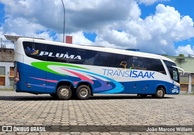 Trans Isaak Turismo 1275 na cidade de Divinópolis, Minas Gerais, Brasil, por João Marcos William. Número da foto: #11430023.