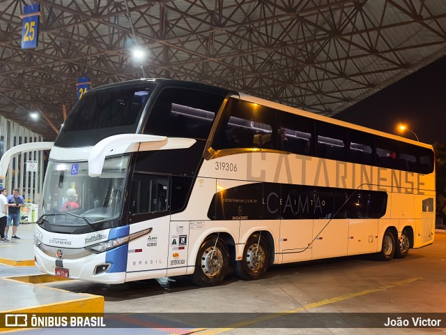 Auto Viação Catarinense 319306 na cidade de Maringá, Paraná, Brasil, por João Victor. ID da foto: 11431390.