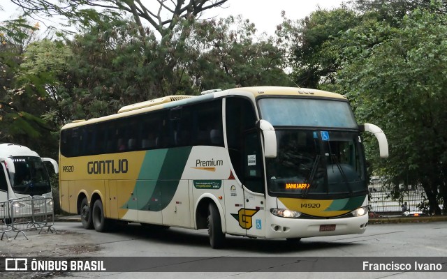 Empresa Gontijo de Transportes 14920 na cidade de São Paulo, São Paulo, Brasil, por Francisco Ivano. ID da foto: 11432436.