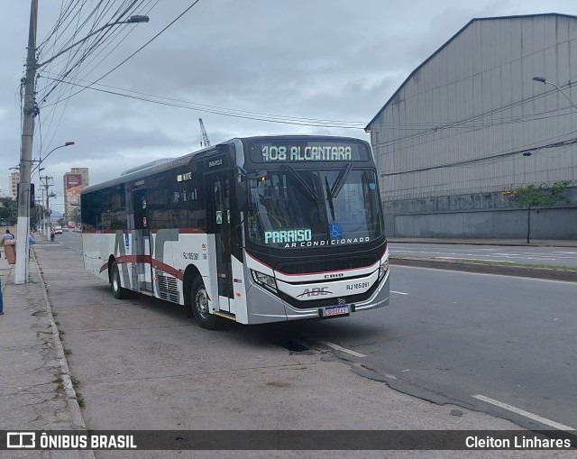 Auto Viação ABC RJ 105.061 na cidade de Niterói, Rio de Janeiro, Brasil, por Cleiton Linhares. ID da foto: 11430704.