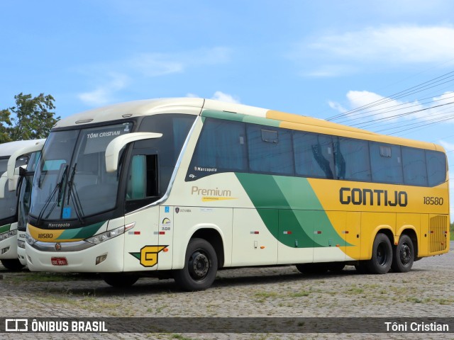 Empresa Gontijo de Transportes 18580 na cidade de Messias, Alagoas, Brasil, por Tôni Cristian. ID da foto: 11431343.