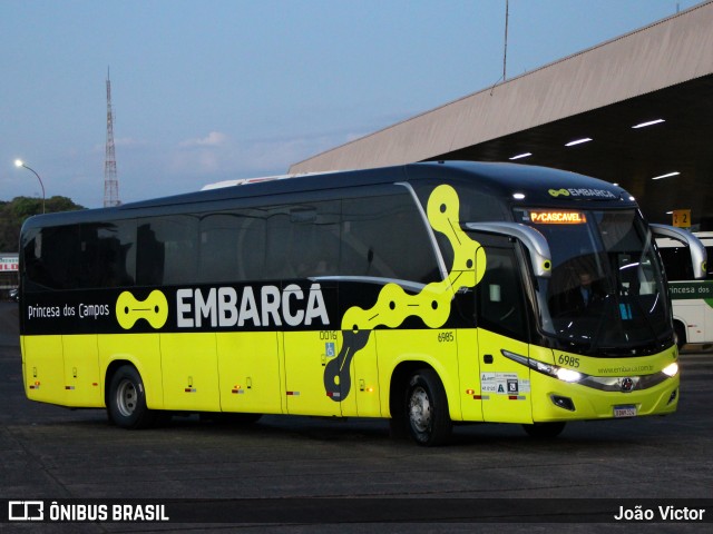 Expresso Princesa dos Campos 6985 na cidade de Foz do Iguaçu, Paraná, Brasil, por João Victor. Número da foto: #11432207.