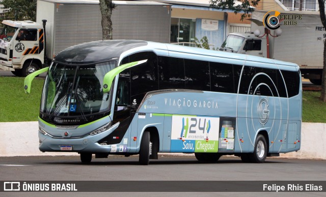 Viação Garcia 82069 na cidade de Jandaia do Sul, Paraná, Brasil, por Felipe Rhis Elias. ID da foto: 11432206.