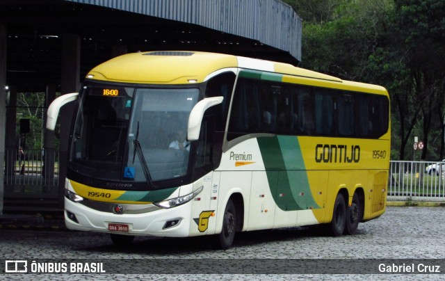 Empresa Gontijo de Transportes 19540 na cidade de Juiz de Fora, Minas Gerais, Brasil, por Gabriel Cruz. ID da foto: 11432008.