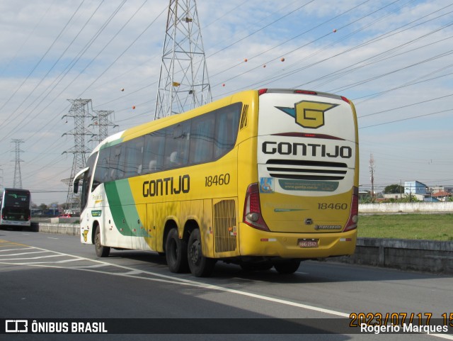 Empresa Gontijo de Transportes 18460 na cidade de São José dos Campos, São Paulo, Brasil, por Rogerio Marques. ID da foto: 11429657.