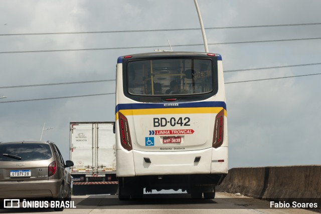 Belém Rio Transportes BD-042 na cidade de Belém, Pará, Brasil, por Fabio Soares. Número da foto: #11431753.