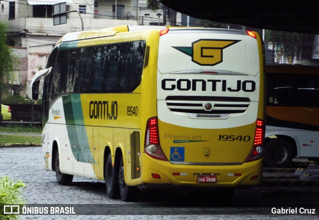 Empresa Gontijo de Transportes 19540 na cidade de Juiz de Fora, Minas Gerais, Brasil, por Gabriel Cruz. ID da foto: 11432019.