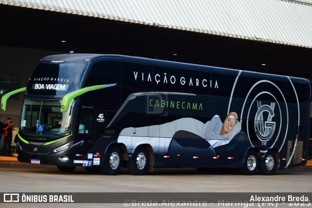 Viação Garcia 80009 na cidade de Maringá, Paraná, Brasil, por Alexandre Breda. Número da foto: #11431022.