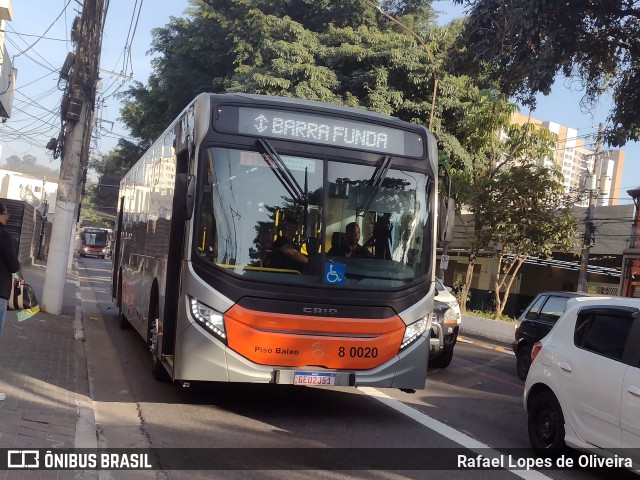 TRANSPPASS - Transporte de Passageiros 8 0020 na cidade de São Paulo, São Paulo, Brasil, por Rafael Lopes de Oliveira. ID da foto: 11429489.