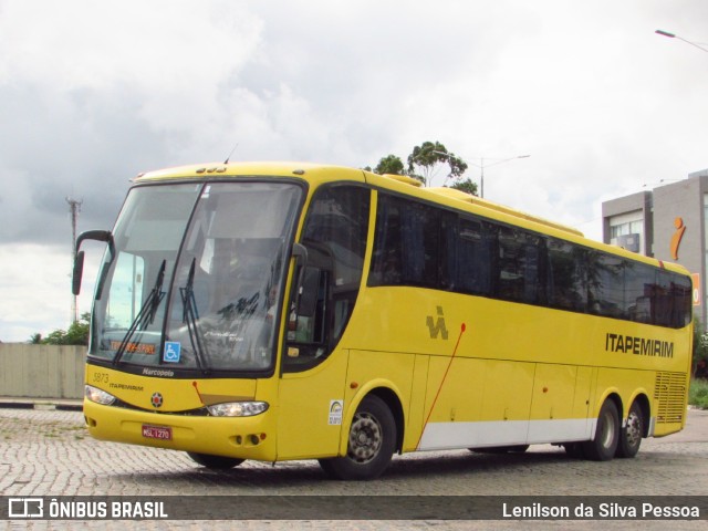 Viação Itapemirim 5873 na cidade de Caruaru, Pernambuco, Brasil, por Lenilson da Silva Pessoa. ID da foto: 11433563.