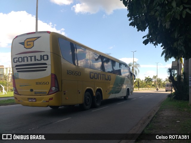 Empresa Gontijo de Transportes 18650 na cidade de Ipatinga, Minas Gerais, Brasil, por Celso ROTA381. ID da foto: 11434302.