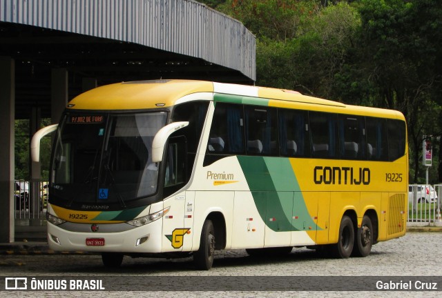 Empresa Gontijo de Transportes 19225 na cidade de Juiz de Fora, Minas Gerais, Brasil, por Gabriel Cruz. ID da foto: 11434663.