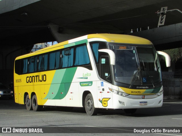 Empresa Gontijo de Transportes 16505 na cidade de Belo Horizonte, Minas Gerais, Brasil, por Douglas Célio Brandao. ID da foto: 11433817.