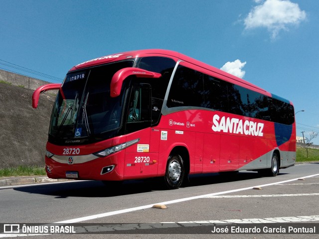 Viação Santa Cruz 28720 na cidade de Campinas, São Paulo, Brasil, por José Eduardo Garcia Pontual. Número da foto: #11433061.