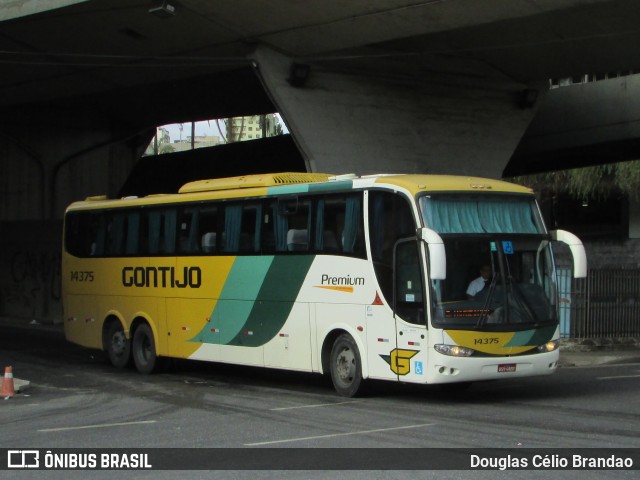 Empresa Gontijo de Transportes 14375 na cidade de Belo Horizonte, Minas Gerais, Brasil, por Douglas Célio Brandao. ID da foto: 11437795.