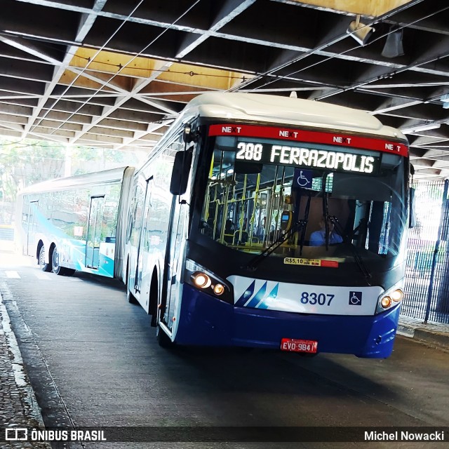 Next Mobilidade - ABC Sistema de Transporte 8307 na cidade de São Paulo, São Paulo, Brasil, por Michel Nowacki. Número da foto: #11437901.